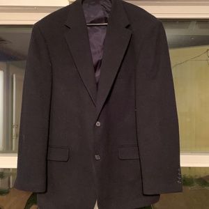 Black wool sports jacket